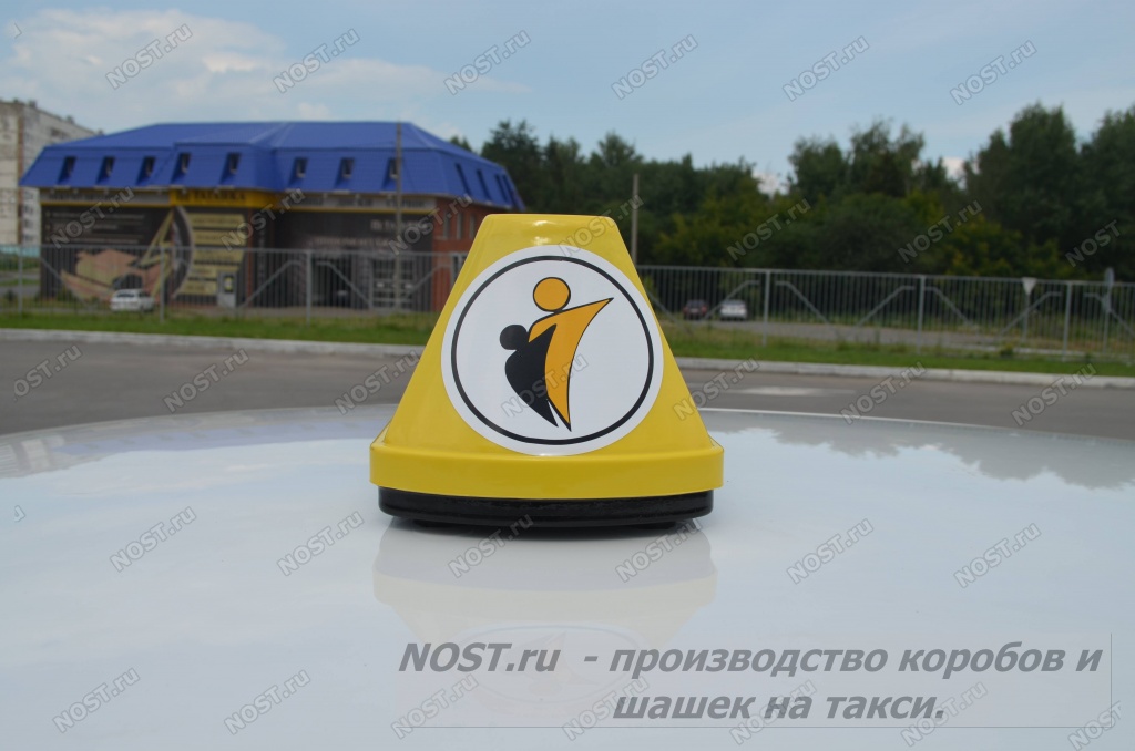 Шашка такси с аппликацией